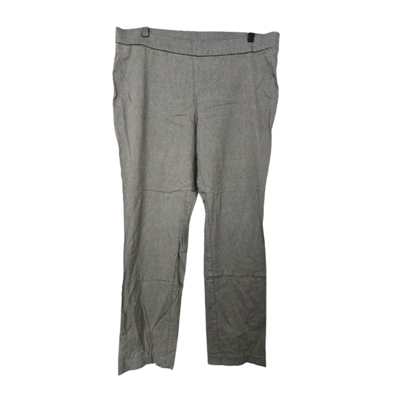 Rafaella Pants - Rafaella Gray Stretch Slack Pants Size 16